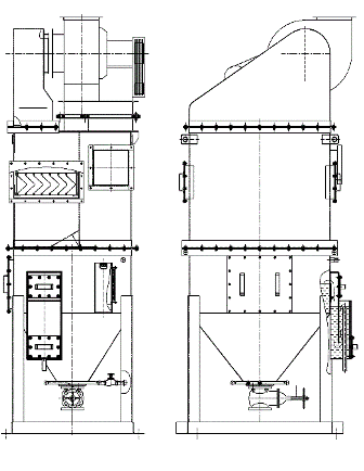 Чертеж Пылеуловитель ПВМСА